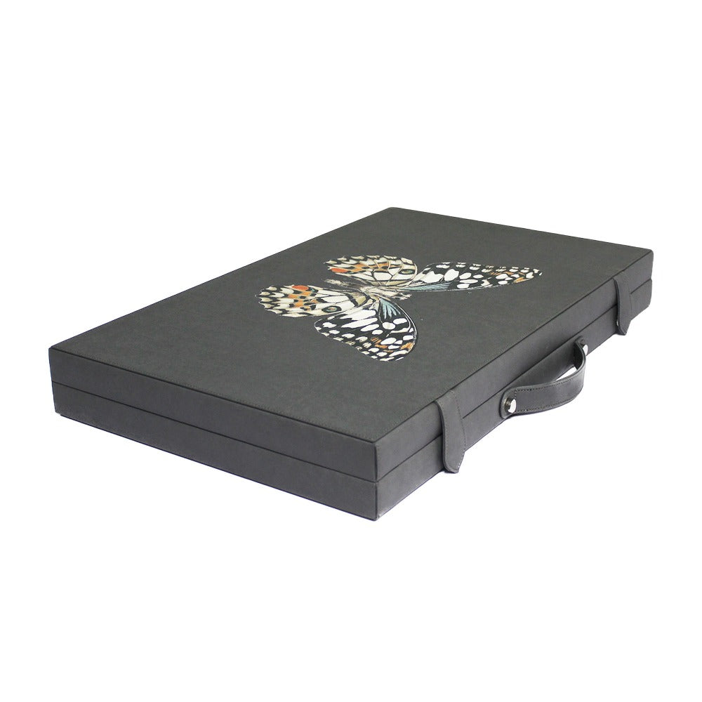 BACKGAMMON GRANDE FORRO COOL GREY