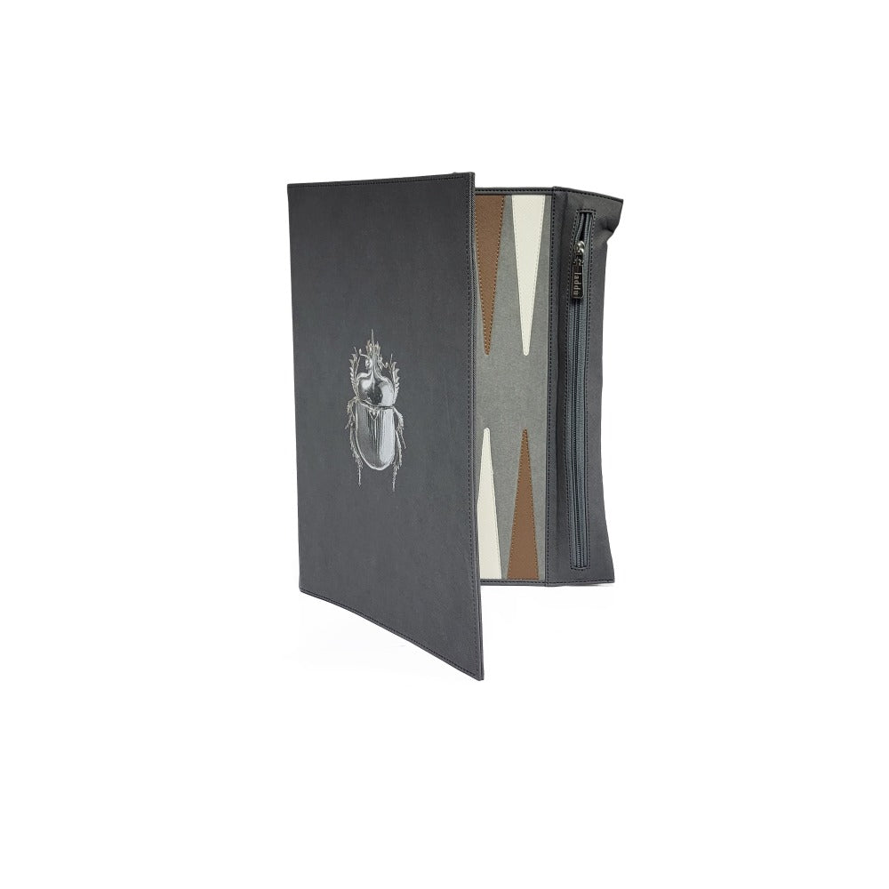 BACKGAMMON DE VIAJE FORRO COOL GREY