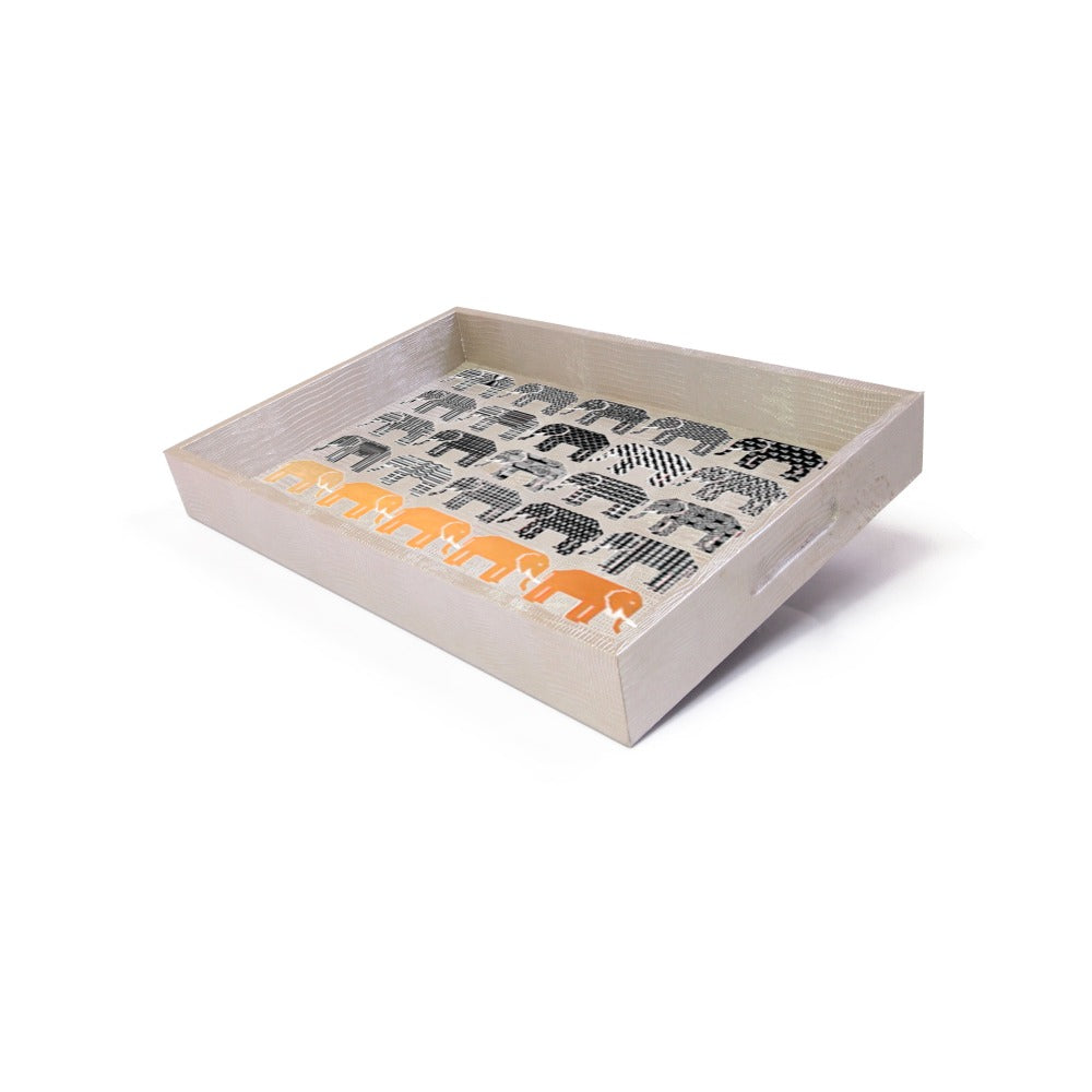 CHAROLA MEDIANA TEJUS PLATA BEIGE PEDRO FRIEDEBERG
