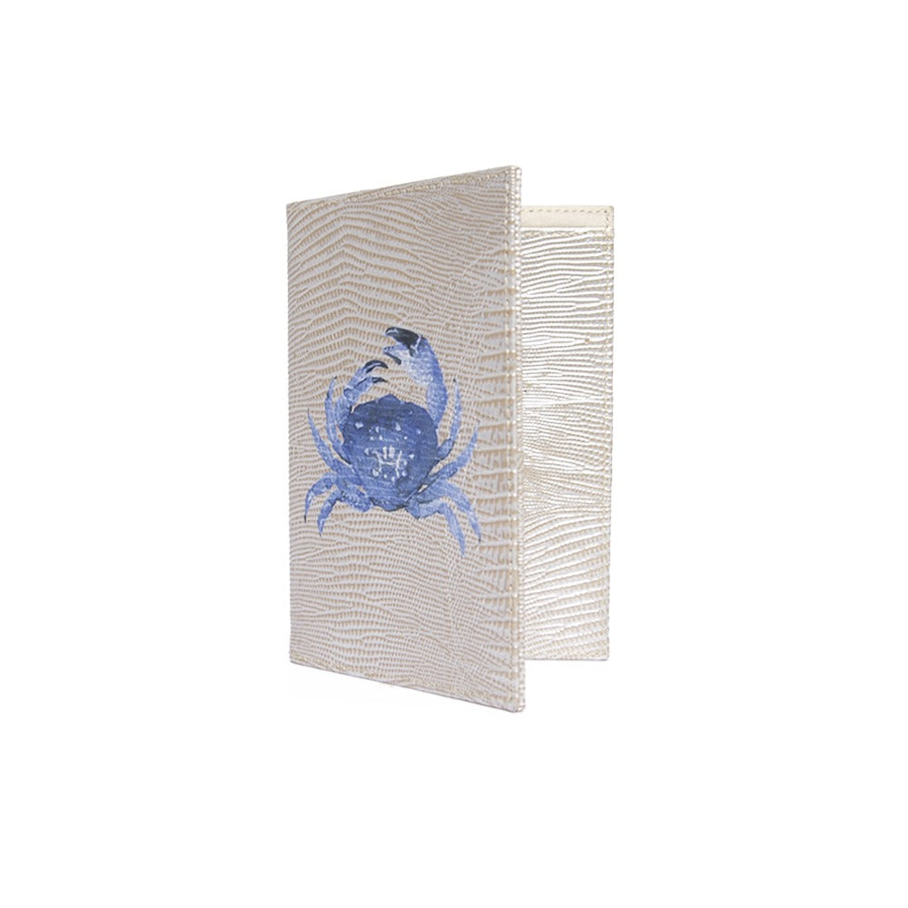 PORTA PASAPORTE Y VISA TEJUS PLATA BEIGE