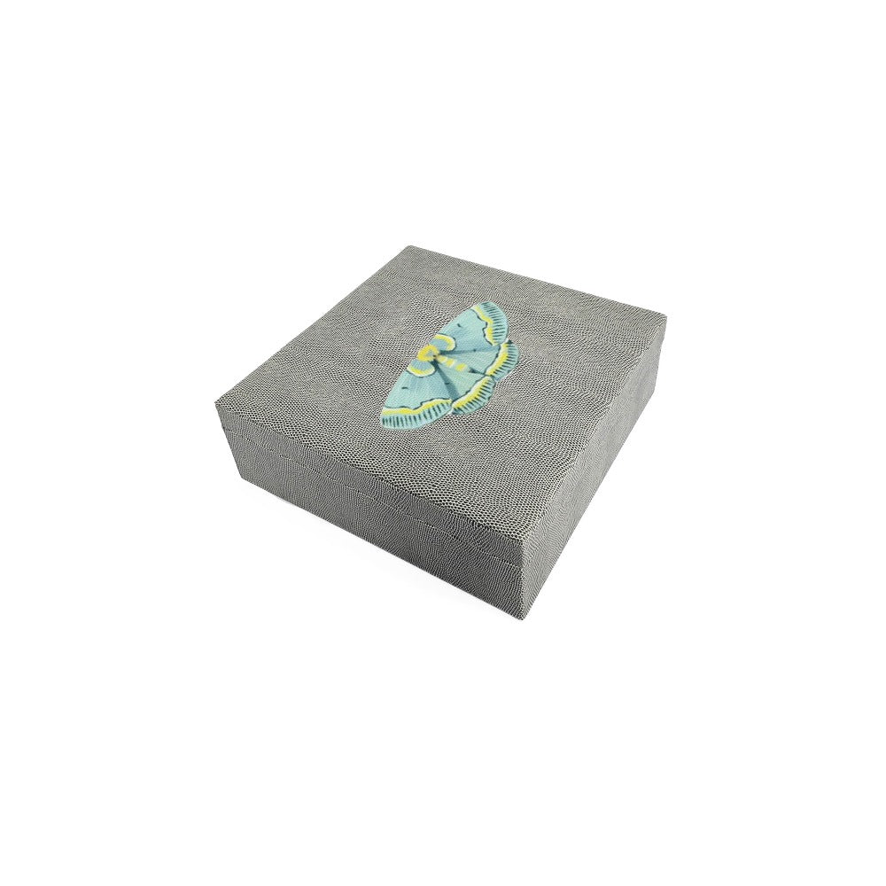 CAJA DE TE 9 REPTIL GRIS