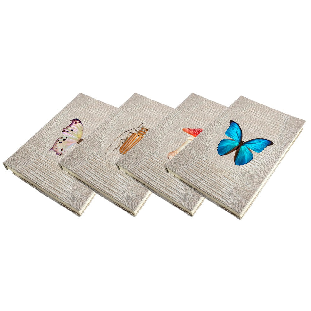 LIBRETA TEJUS PLATA BEIGE