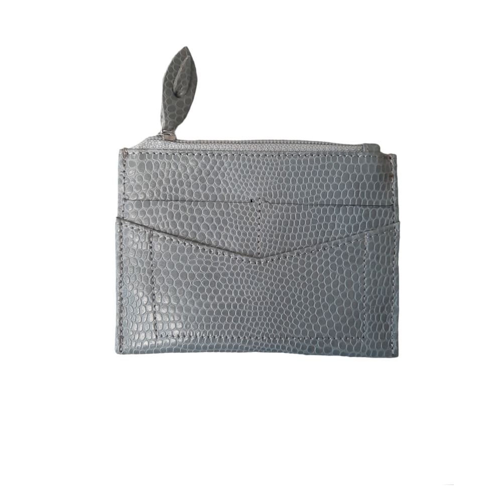 TARJETERO CHUCHO LIZARD GRIS CLARO