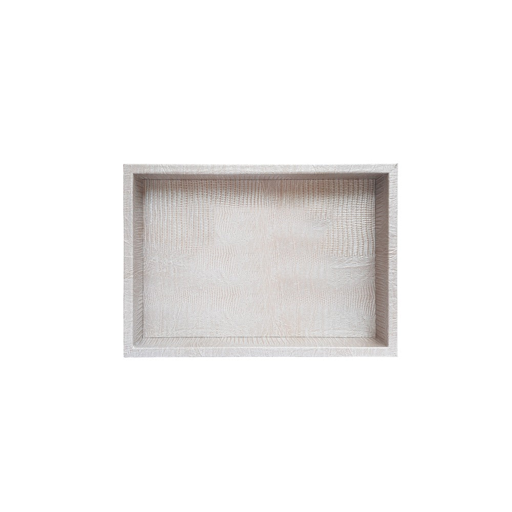 TEJUS SILVER BEIGE BURO TRAY