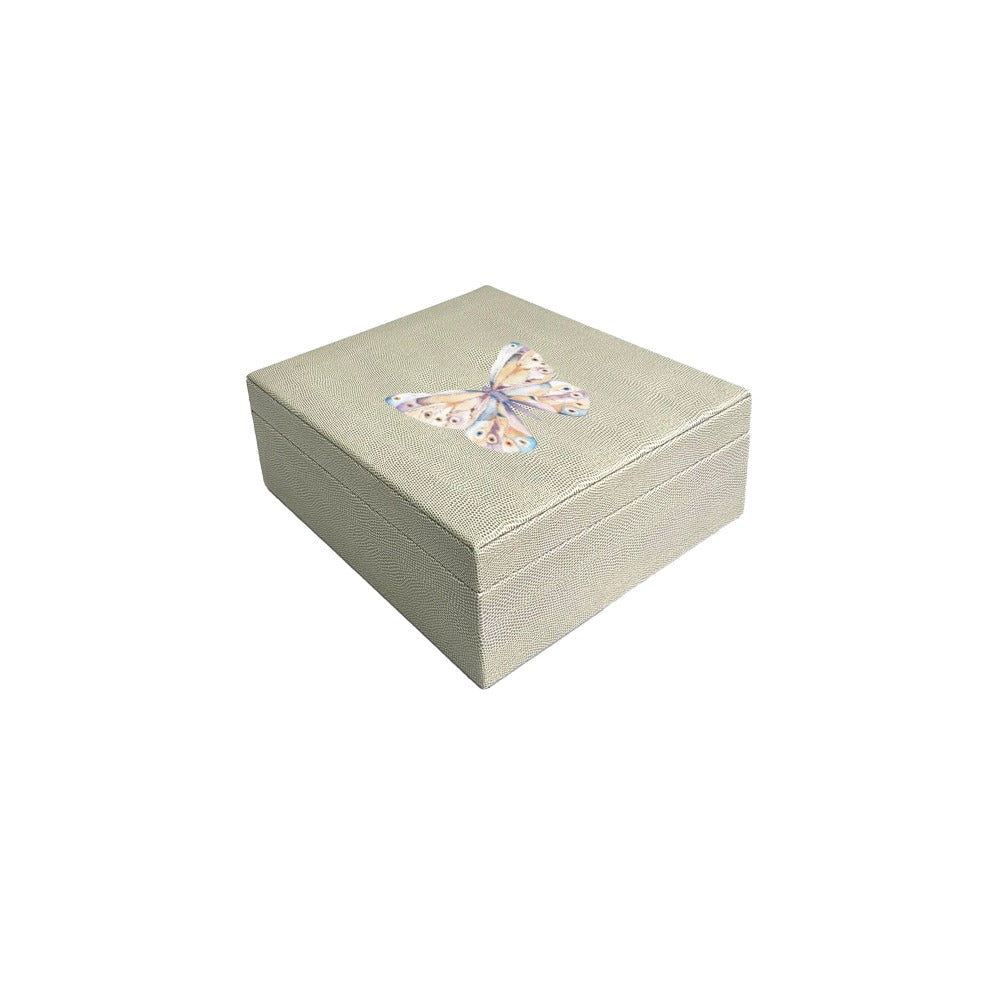 CAJA DECORATIVA GRANDE RAYITAS CARNE