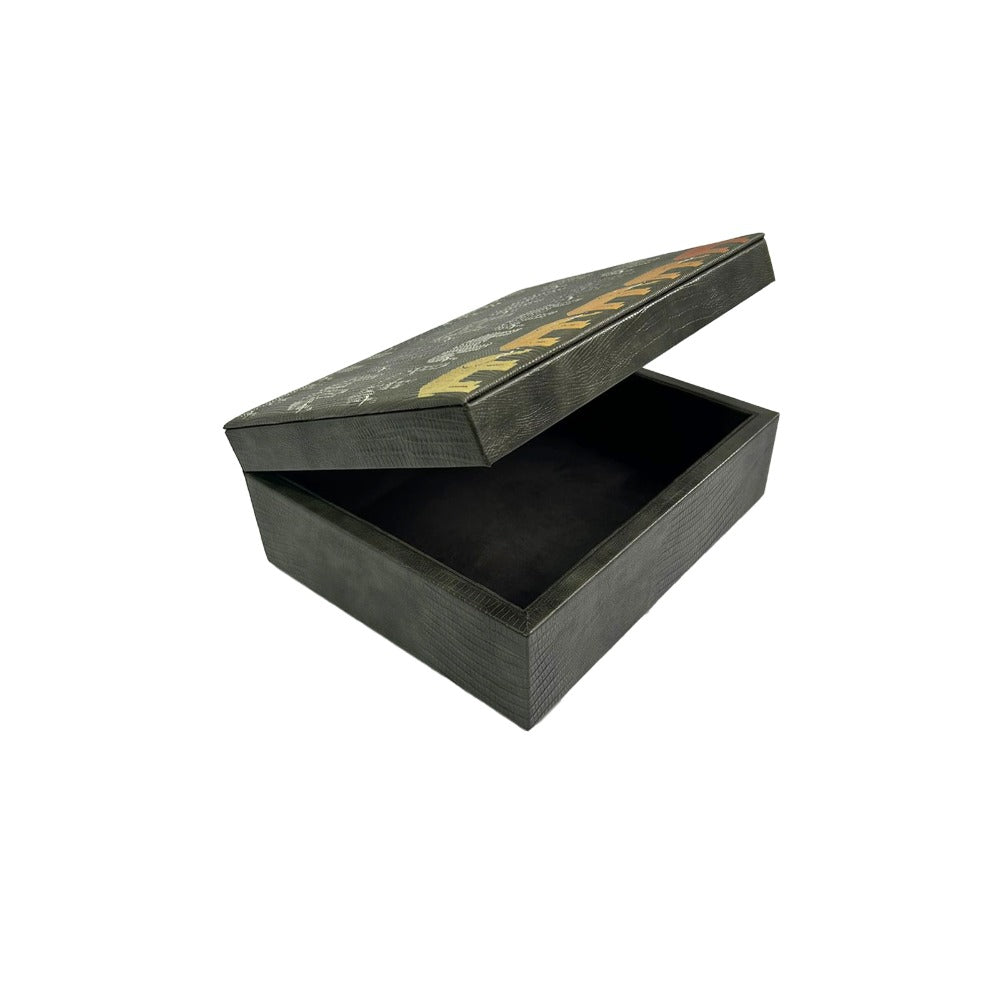 CAJA DECORATIVA MEDIANA GRIS ARMADILLO PEDRO FRIEDEBERG