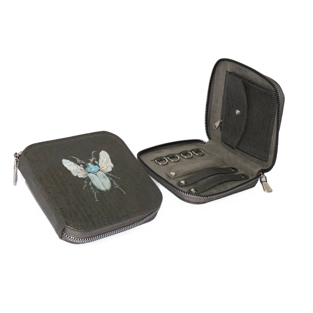 JOYERO DE VIAJE GRIS ARMADILLO