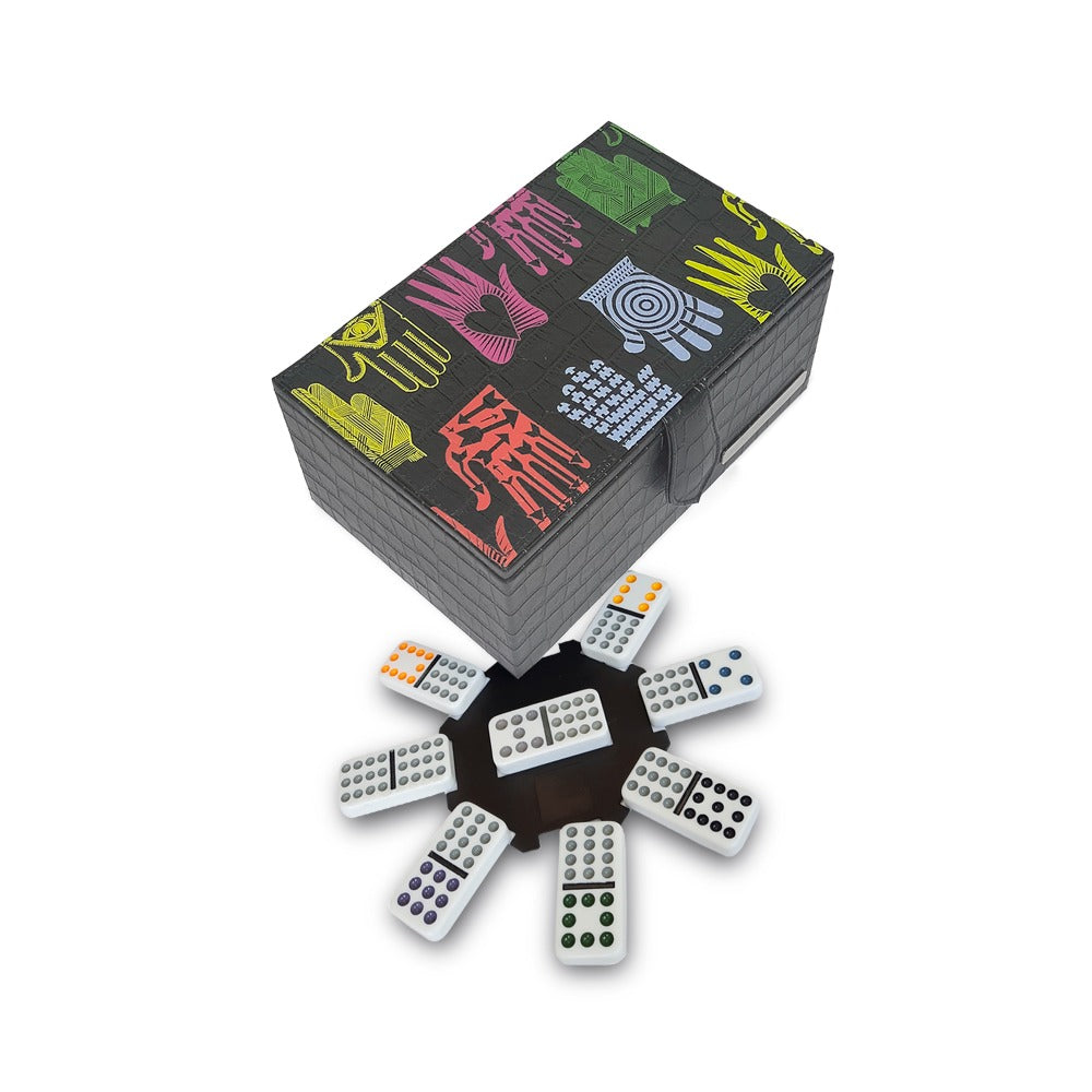 CUBAN DOMINOES CROCO BLACK PEDRO FRIEDEBERG