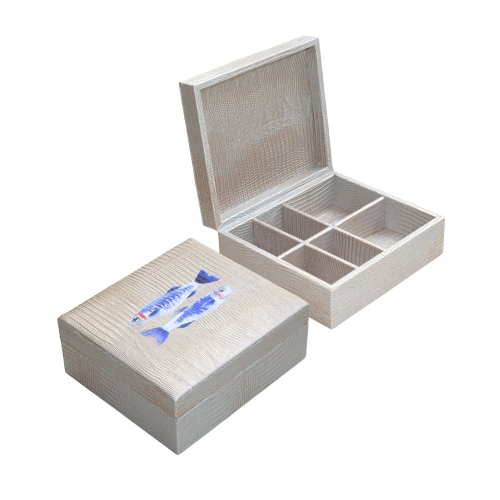 JOYERO BURO TEJUS PLATA BEIGE