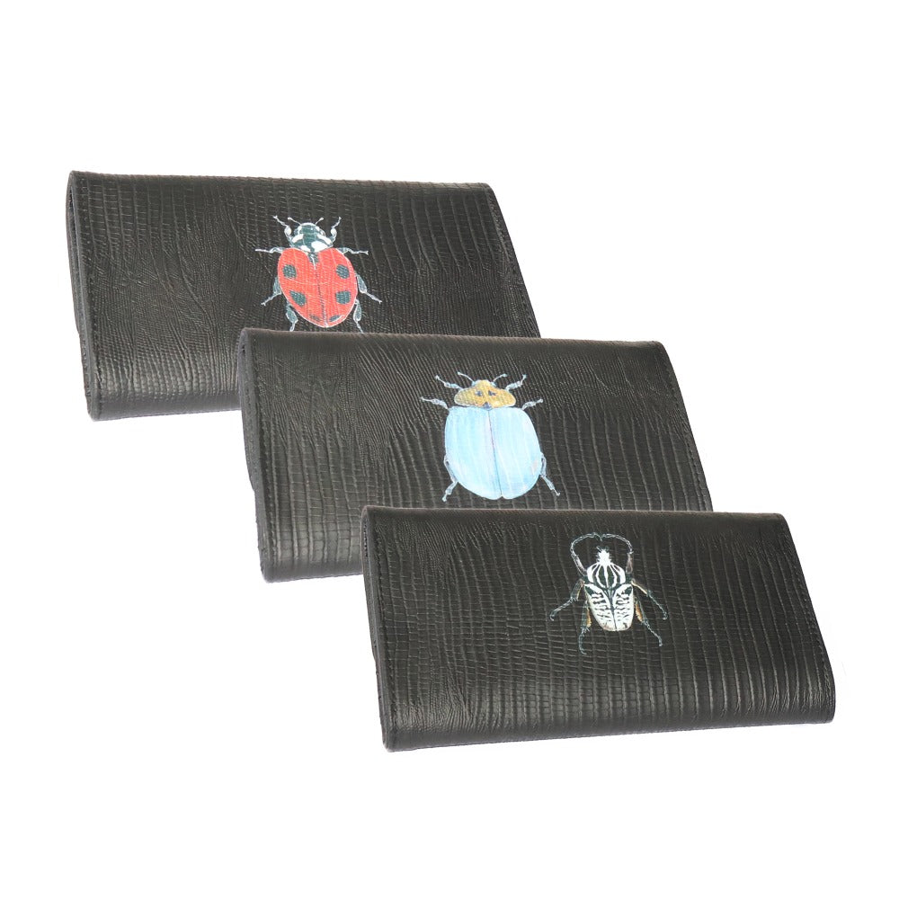 CARTERA LICHA NEGRO ARMADILLO