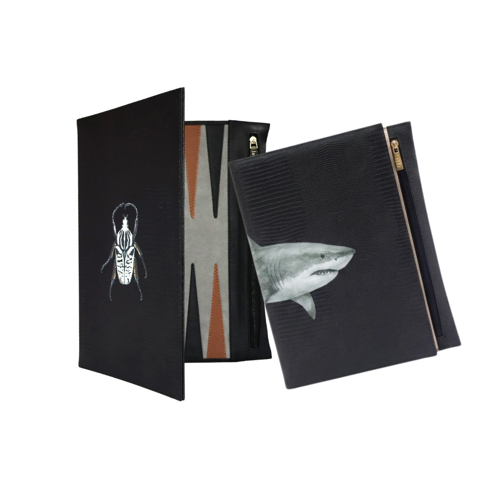 BACKGAMMON DE VIAJE NEGRO ARMADILLO