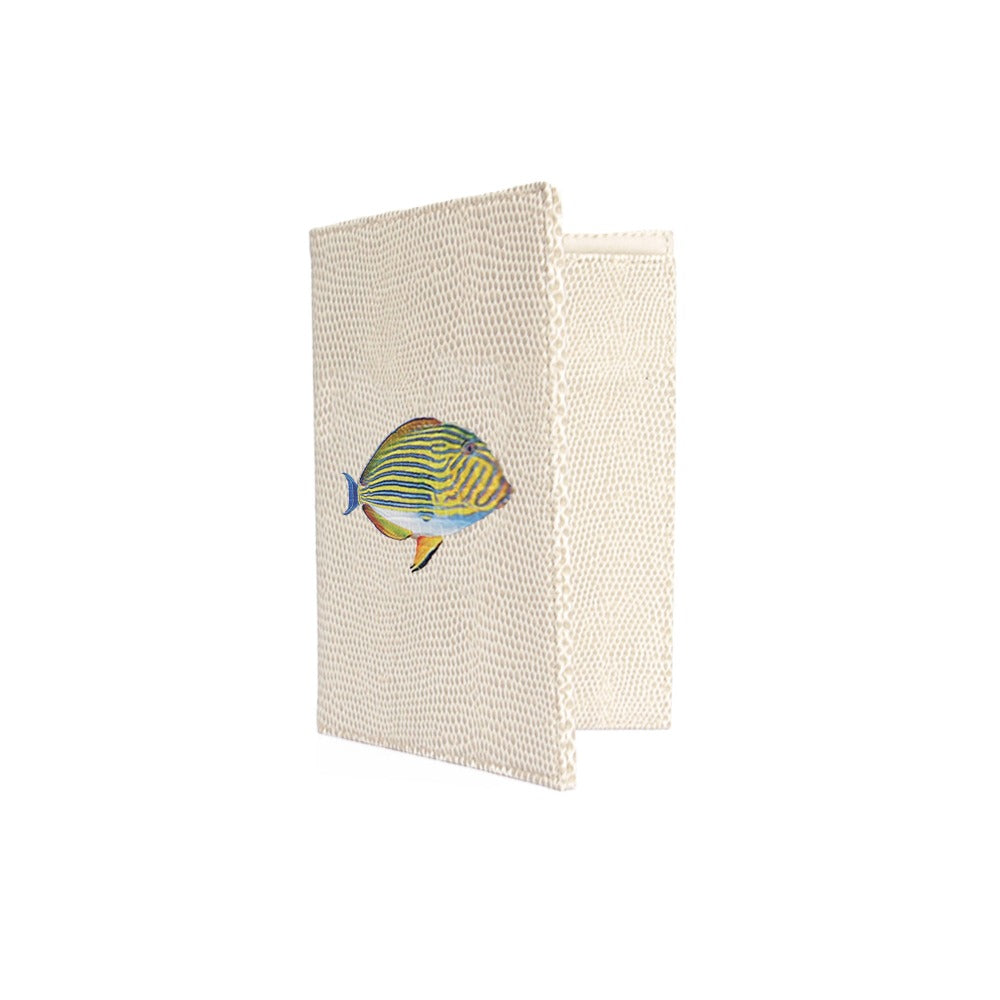 PORTA PASAPORTE Y VISA RAYITAS CARNE