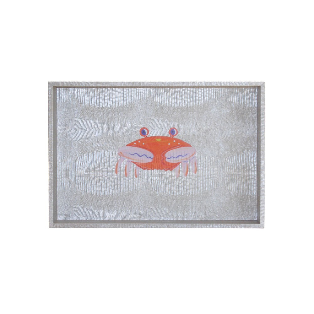 CHAROLA MEDIANA TEJUS PLATA BEIGE