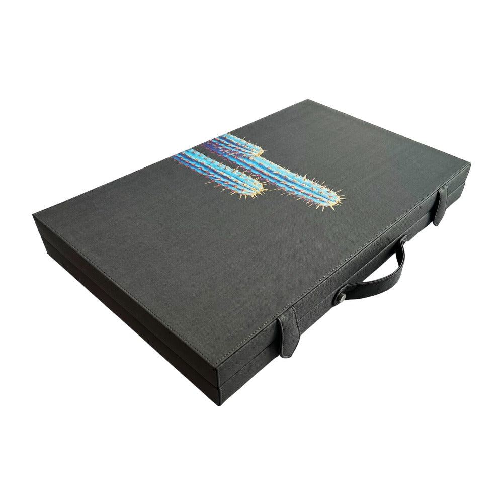 BACKGAMMON GRANDE FORRO COOL GREY
