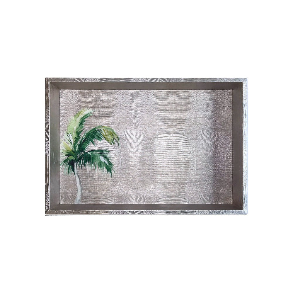 CHAROLA MEDIANA TEJUS PLATA BEIGE