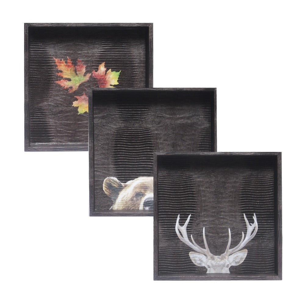 CHAROLA CUADRADA TABACO ARMADILLO