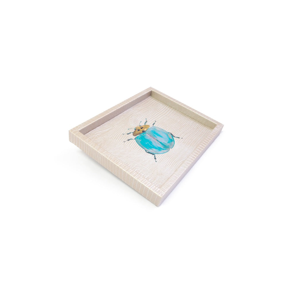 CHAROLA LADDU TEJUS PLATA BEIGE