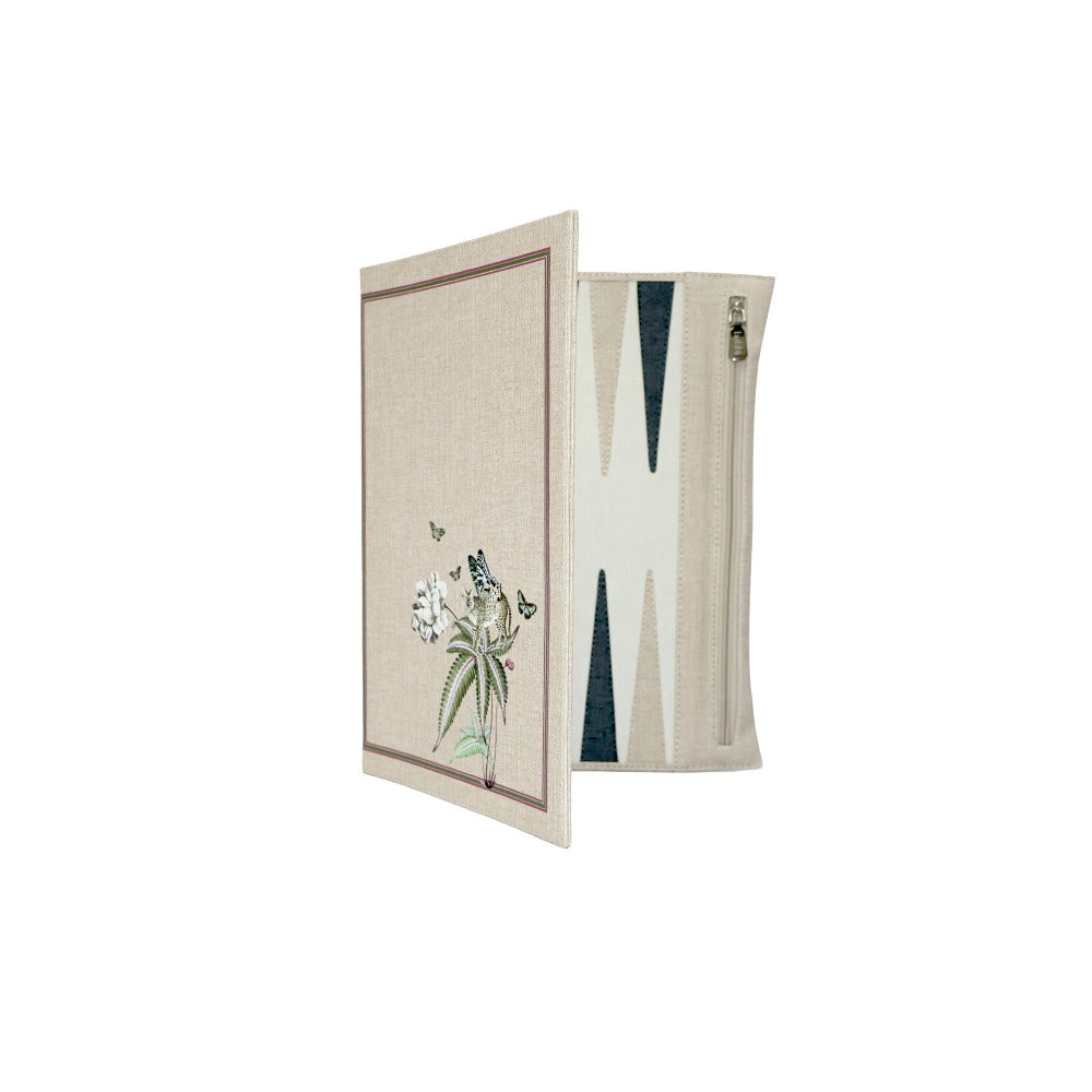 BACKGAMMON DE VIAJE FIORE BEIGE MUZALUCI
