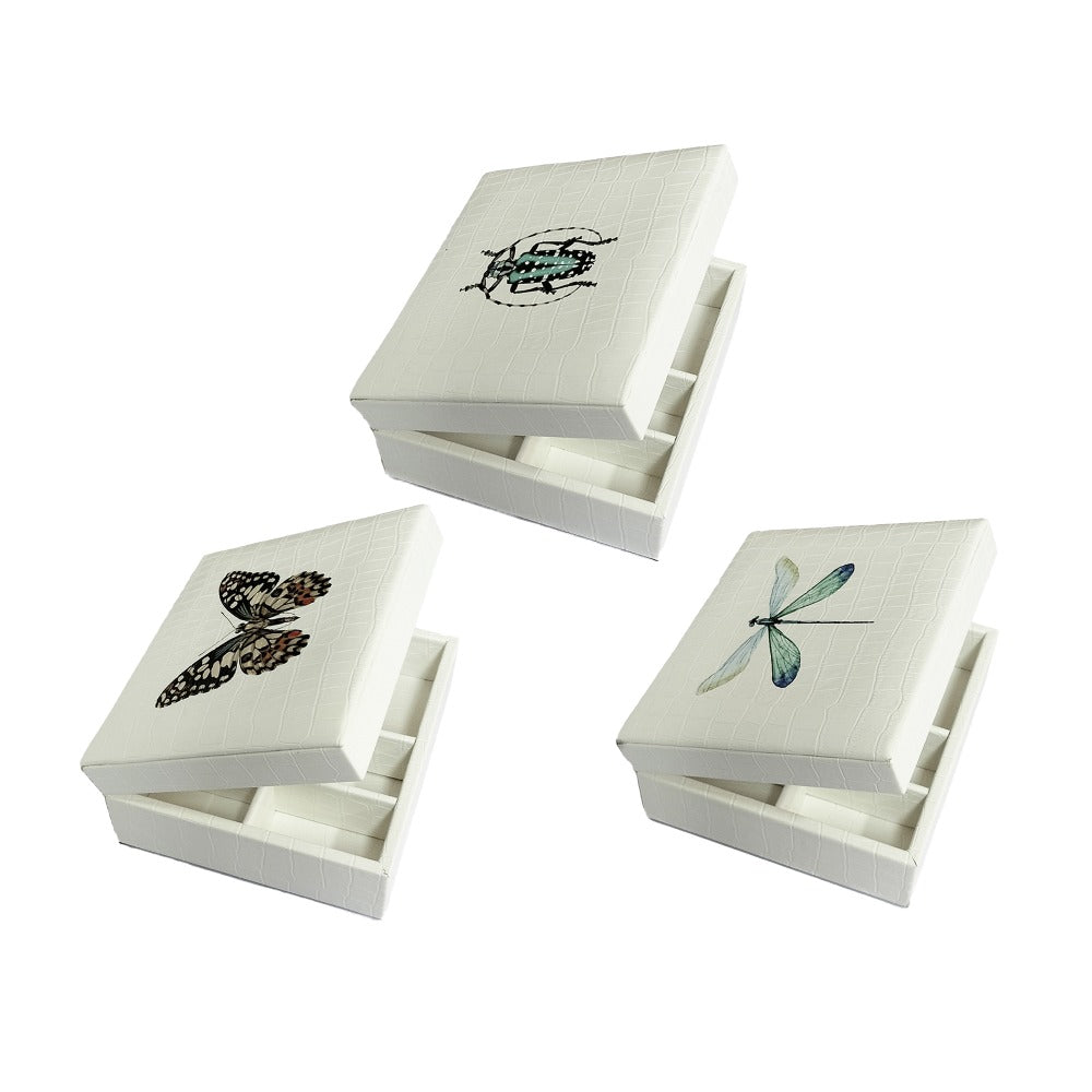 JOYERO BURO CROCO BLANCO