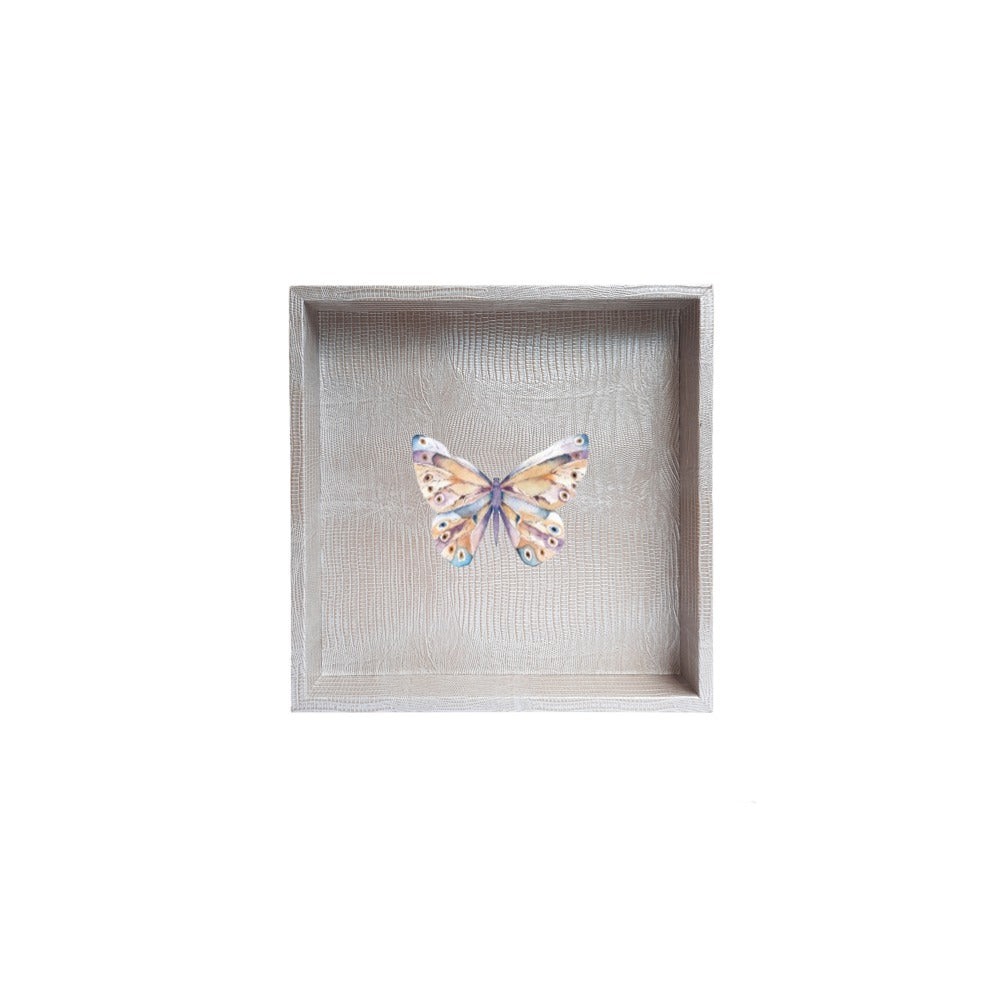 CHAROLA CUADRADA TEJUS PLATA BEIGE