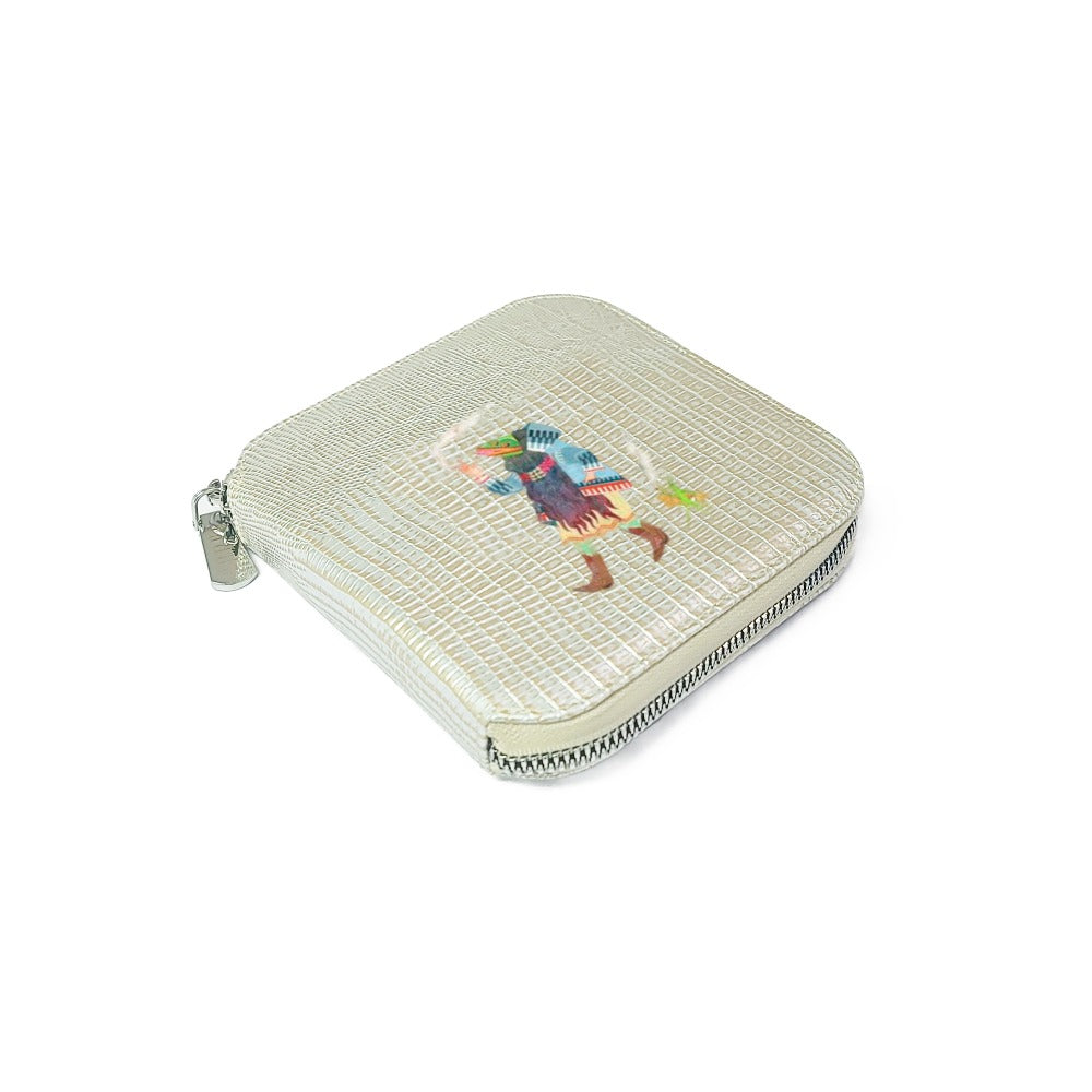 JOYERO DE VIAJE TEJUS PLATA BEIGE