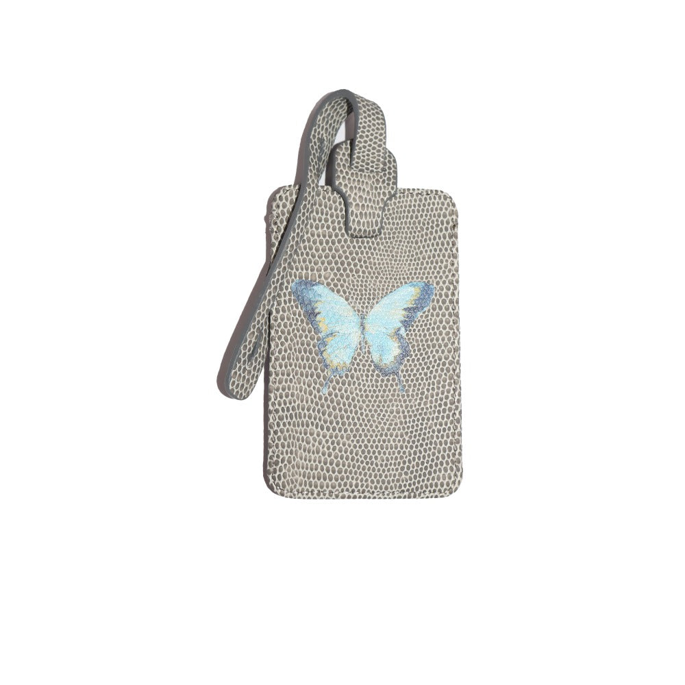 TAG PARA MALETA REPTIL GRIS