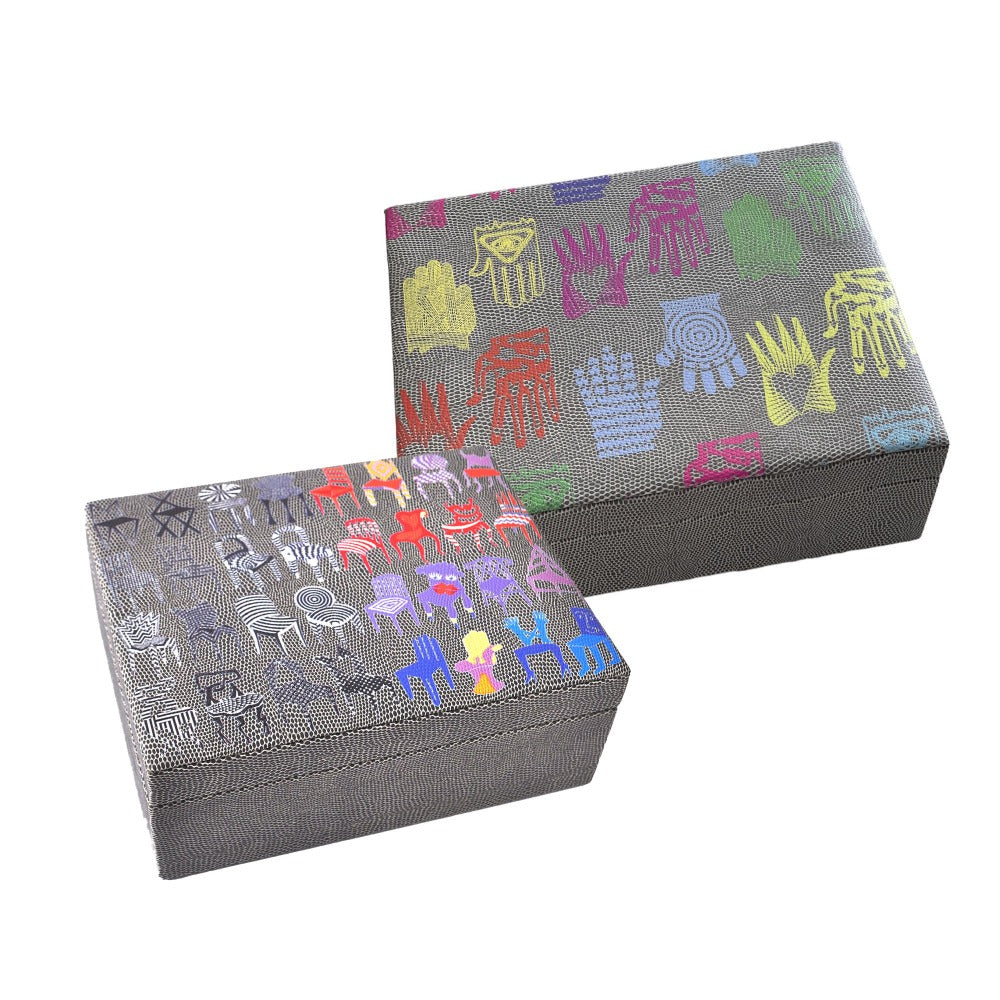 CAJA DE TE 6 REPTIL GRIS PEDRO FRIEDEBERG