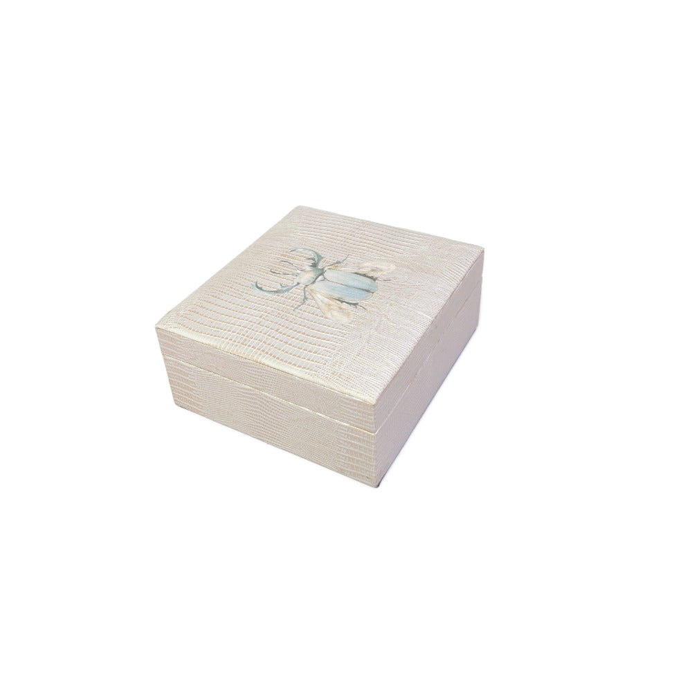 JOYERO BURO TEJUS PLATA BEIGE