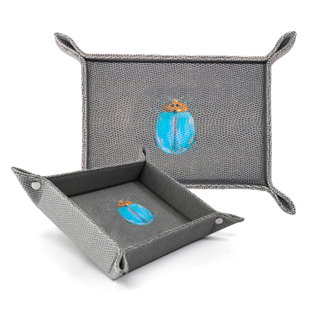 VACIA BOLSILLOS CHICO REPTIL GRIS