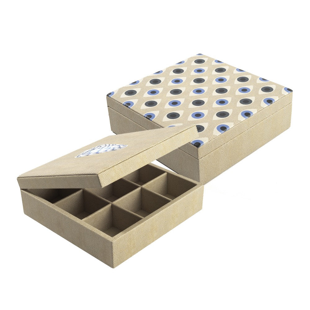 CAJA DE TE 9 RAYITAS CARNE