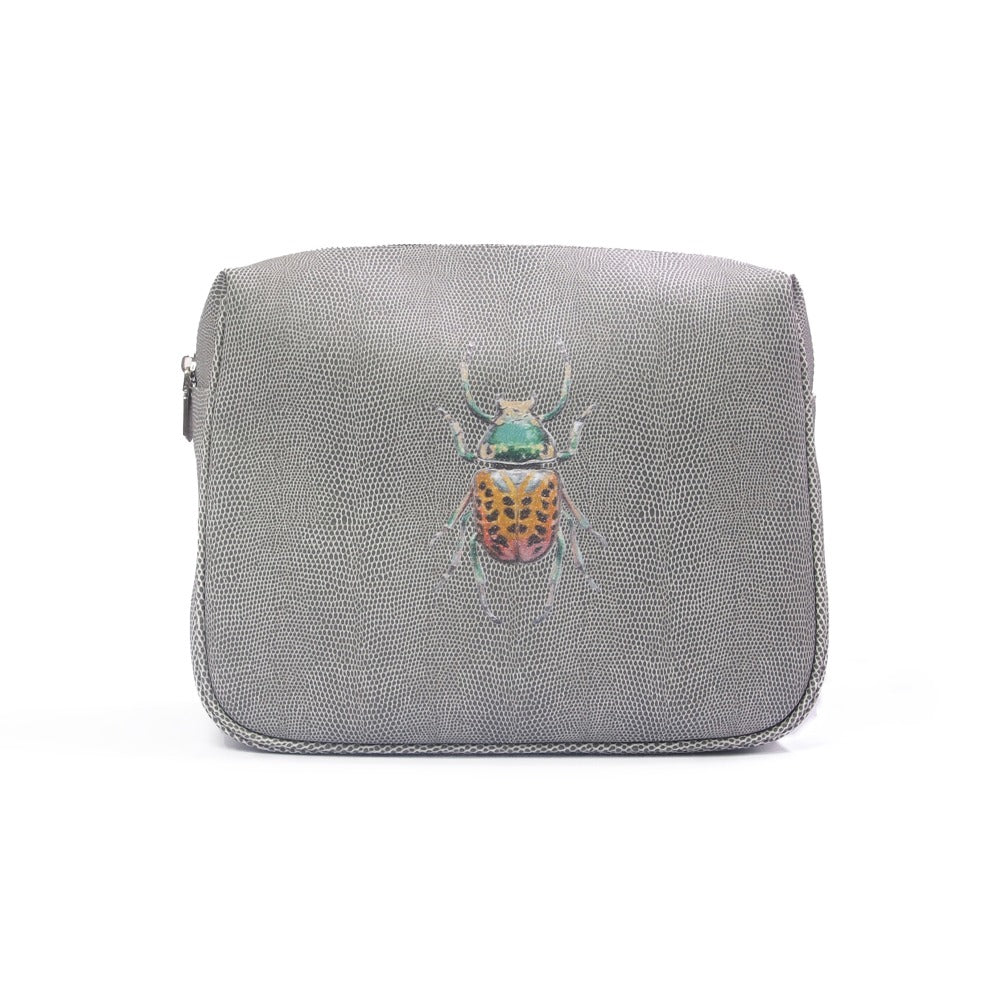 NECESER EXTRA GRANDE REPTIL GRIS