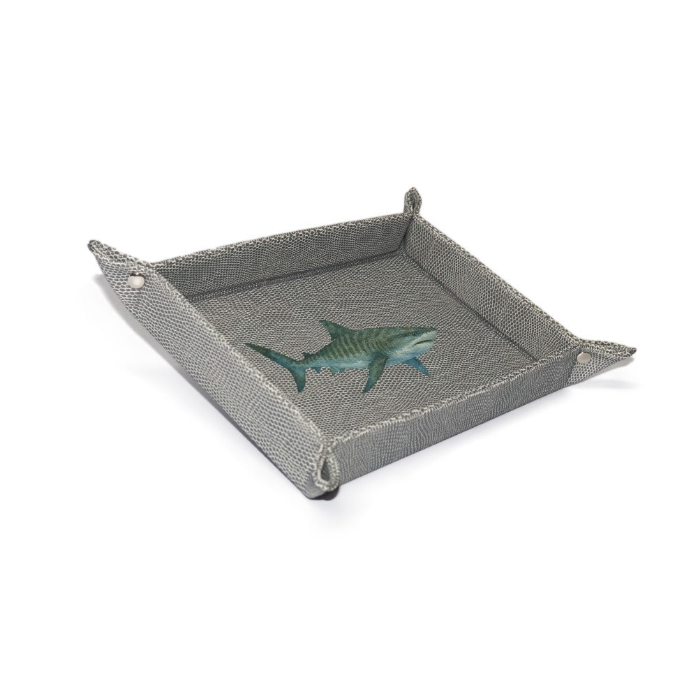 VACIA BOLSILLOS GRANDE REPTIL GRIS