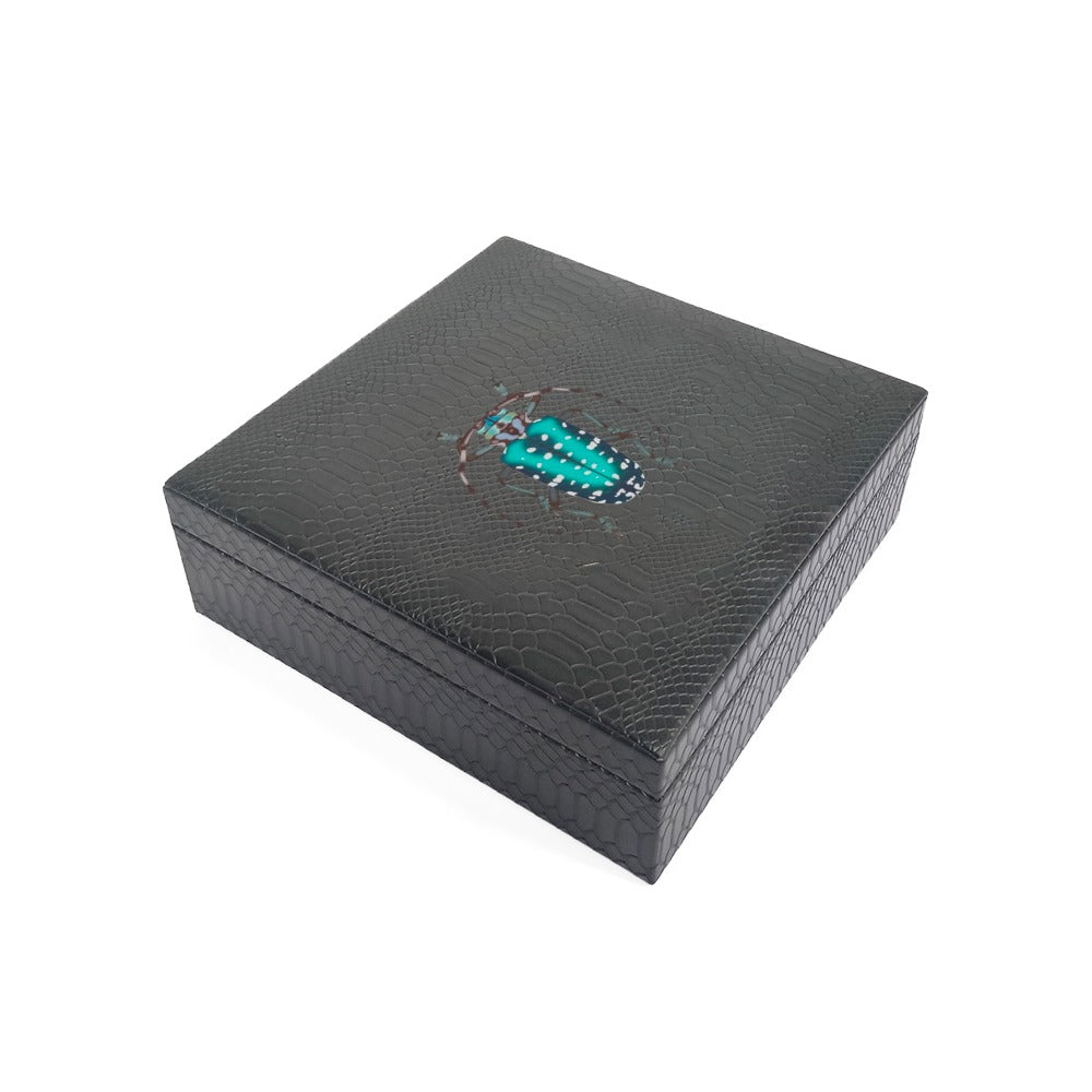 CAJA DE TE 9 NEGRO MATE