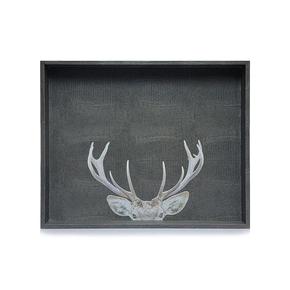 LARGE GREY ARMADILLO TRAY
