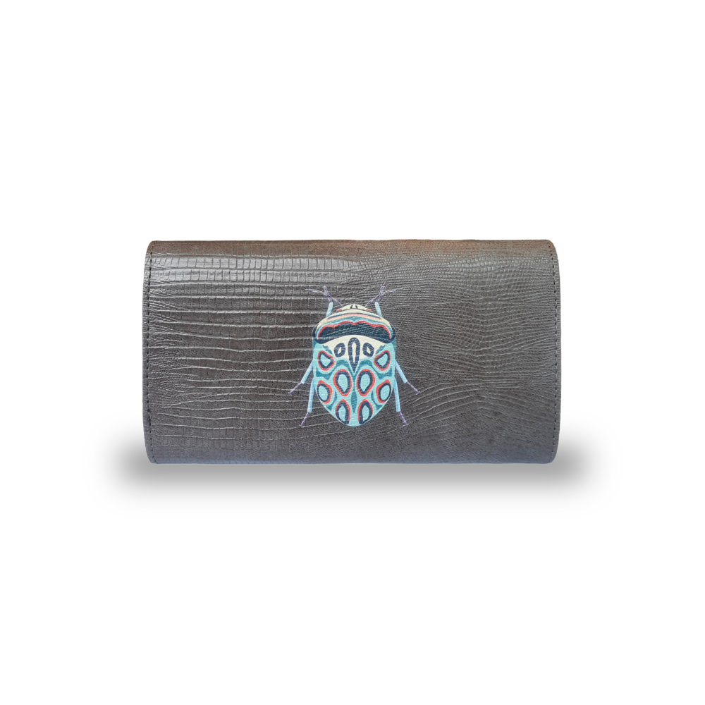 CARTERA LICHA GRIS ARMADILLO