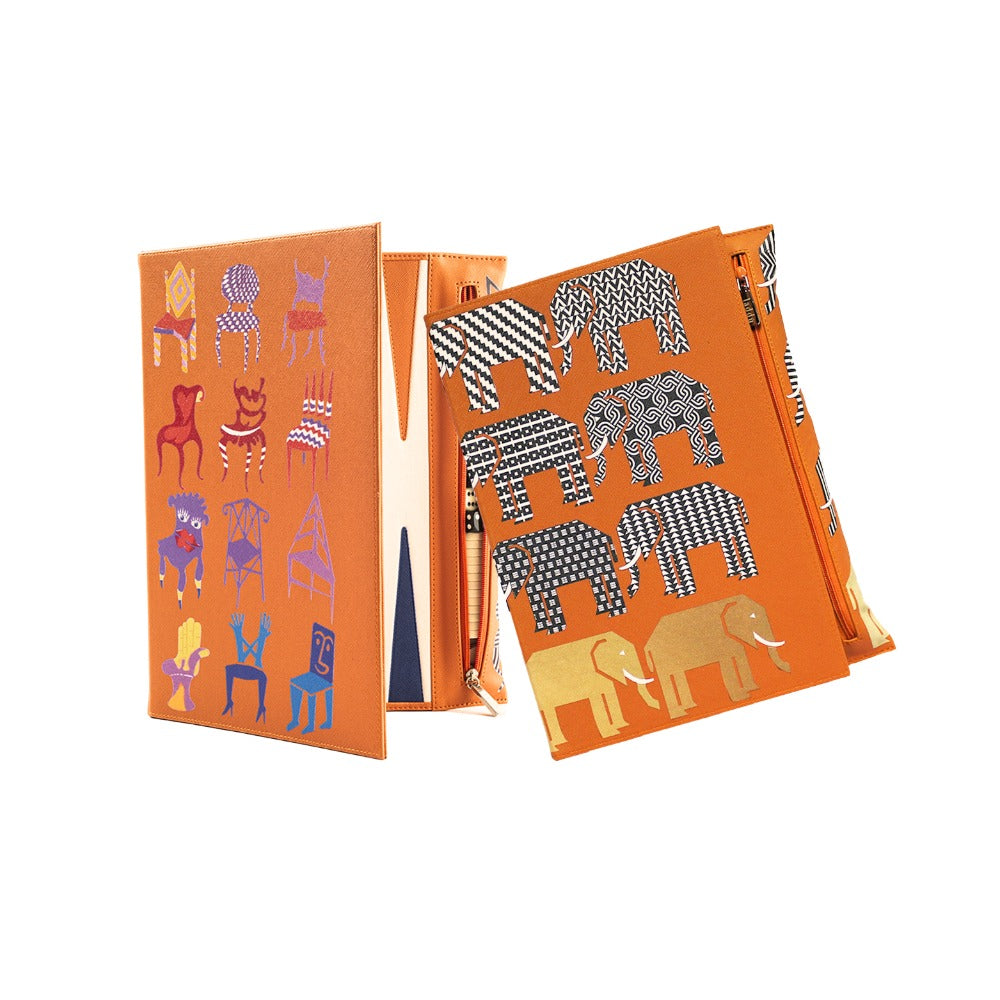 BACKGAMMON DE VIAJE FORRO NARANJA PEDRO FRIEDEBERG