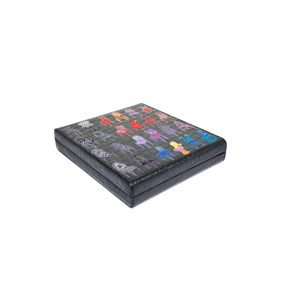 DOMINO INGLES CROCO NEGRO PEDRO FRIEDEBERG