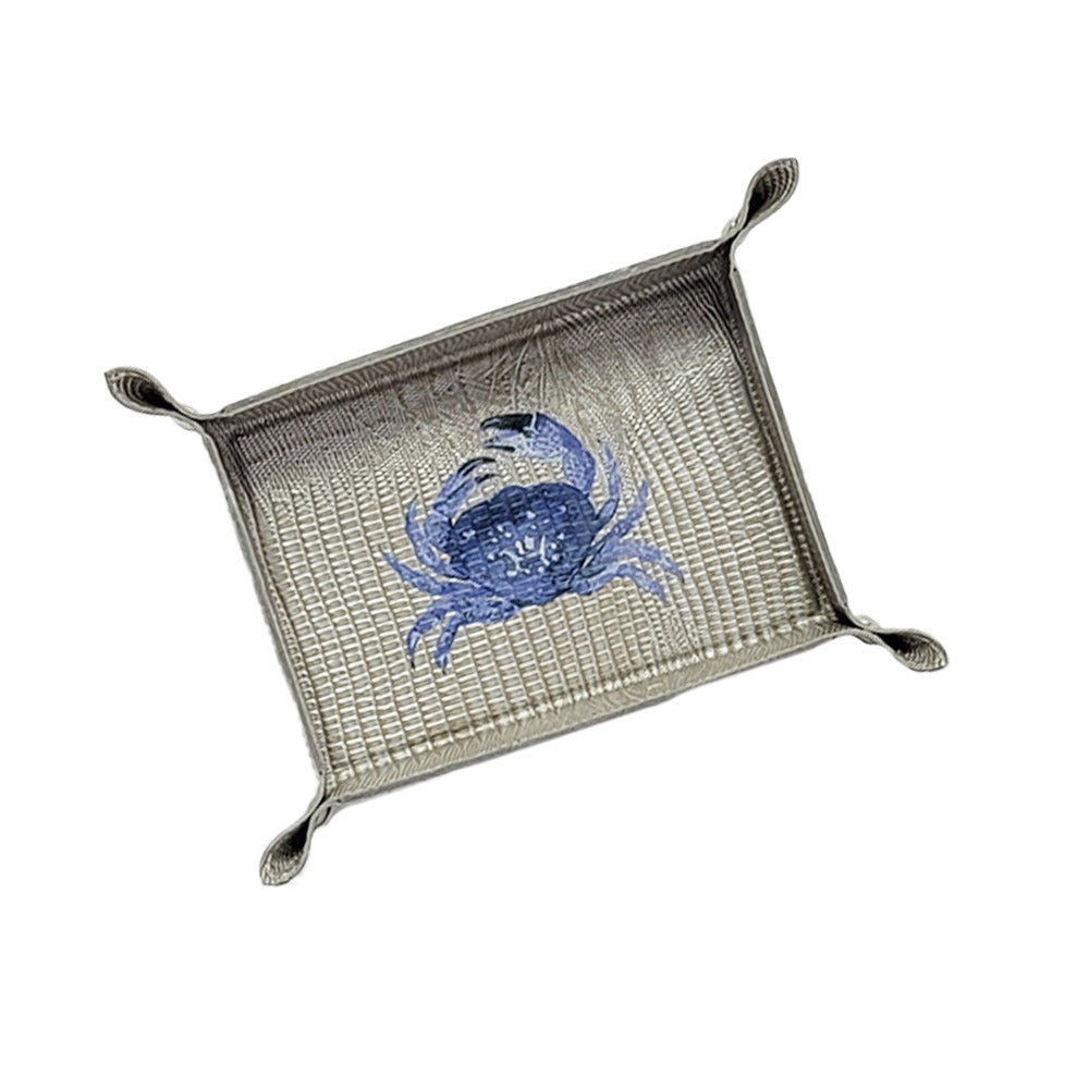 VACIA BOLSILLOS CHICO TEJUS PLATA BEIGE