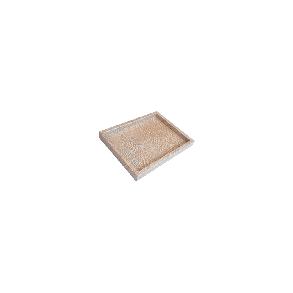 CHAROLA LADDU TEJUS PLATA BEIGE