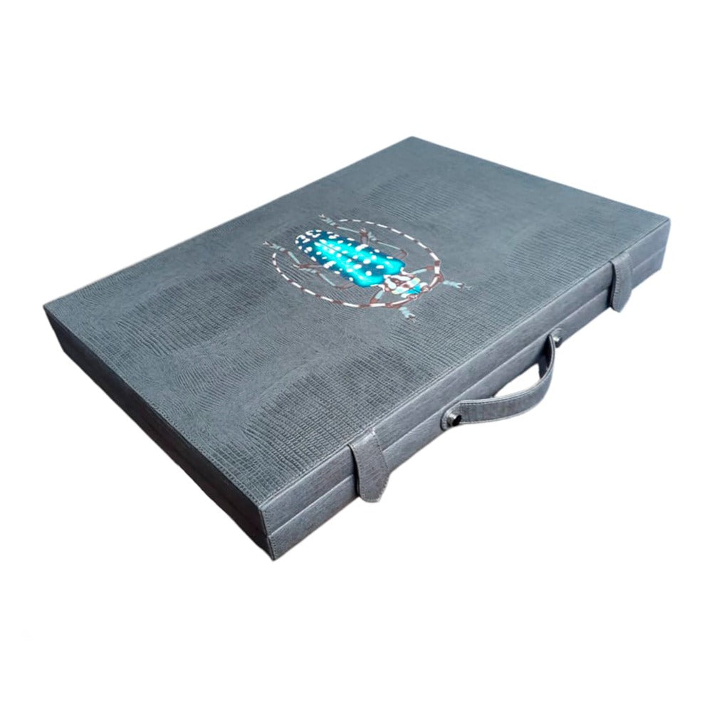 BACKGAMMON GRANDE GRIS ARMADILLO