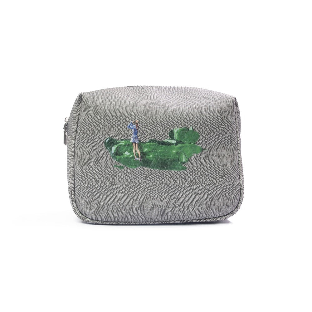 NECESER GRANDE REPTIL GRIS TAY XACUR