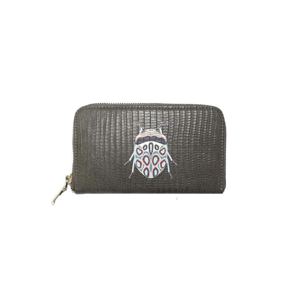 CARTERA MINI LICHA GRIS ARMADILLO