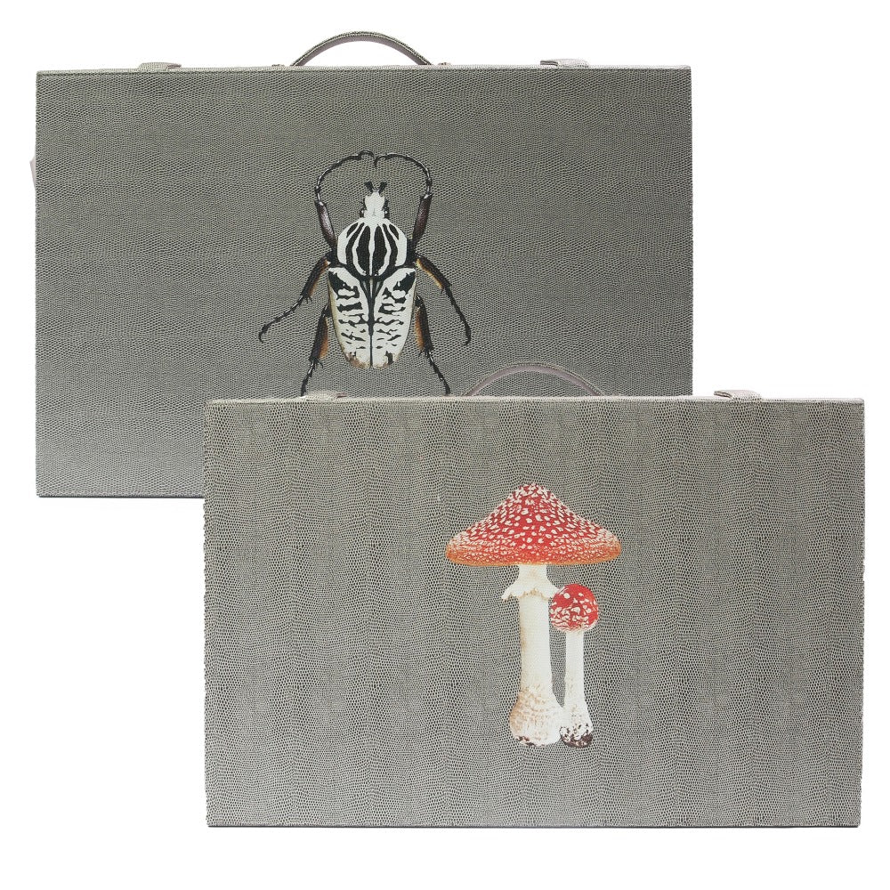 BACKGAMMON GRANDE REPTIL GRIS