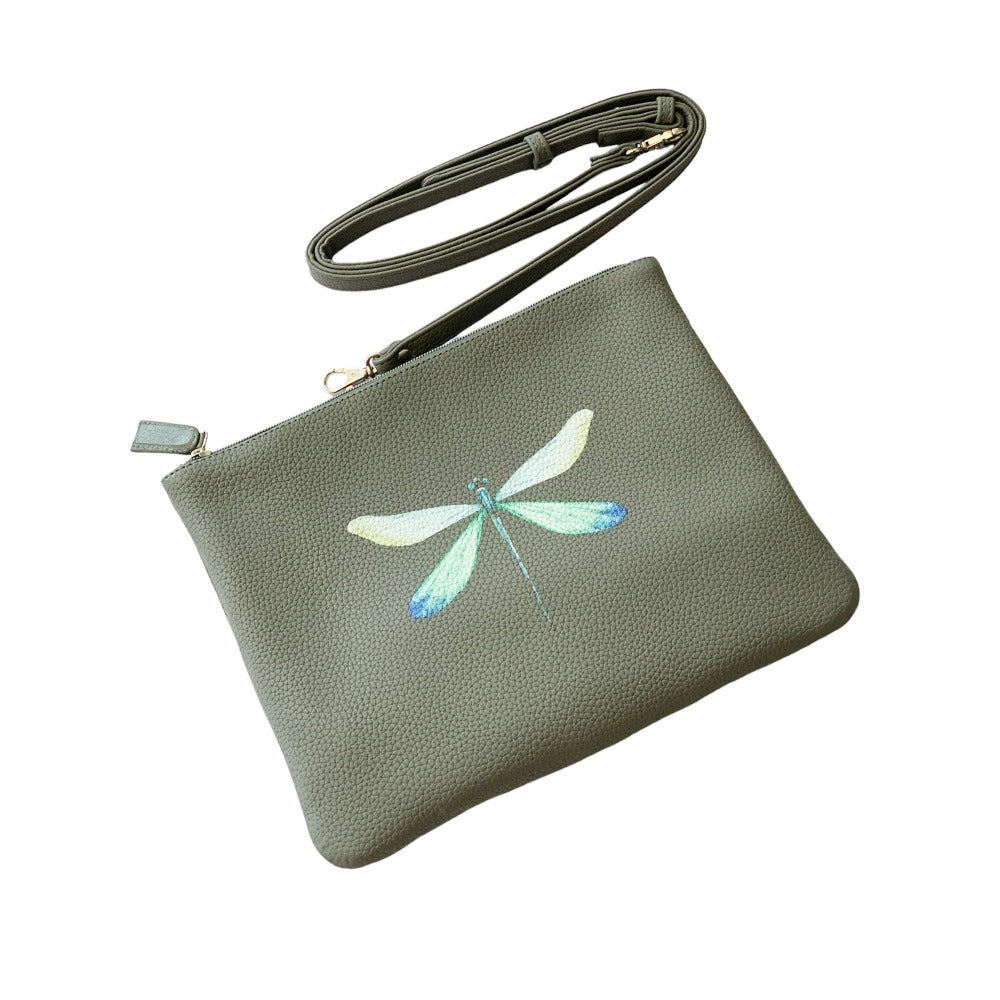 BOLSA DELFINA HOLLY 512 GRIS OSCURO