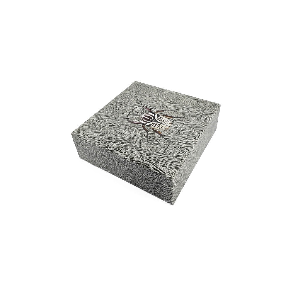 CAJA DE TE 9 REPTIL GRIS