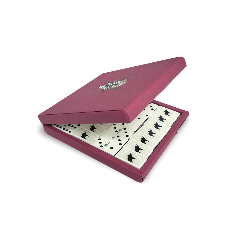 DOMINO INGLES FORRO MAGENTA