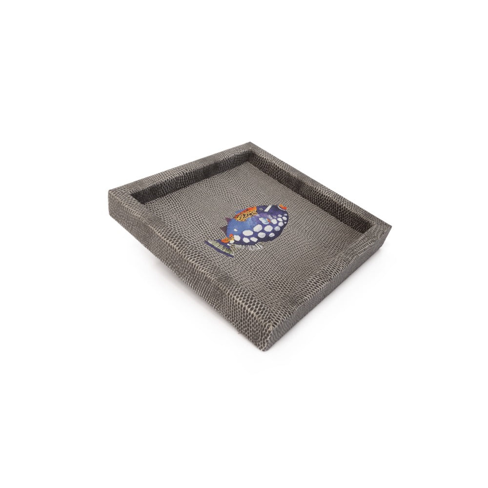 CHAROLA 15 X 15 REPTIL GRIS
