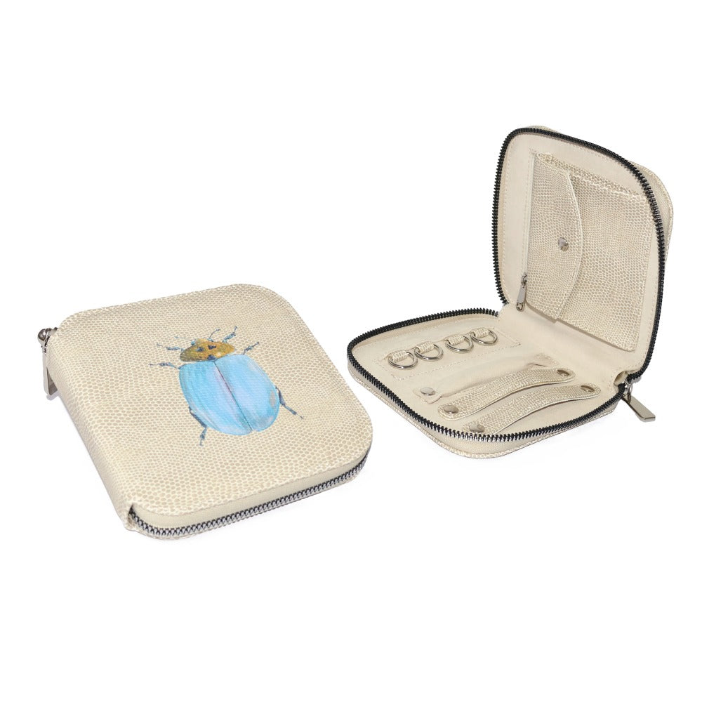 JOYERO DE VIAJE RAYITAS CARNE