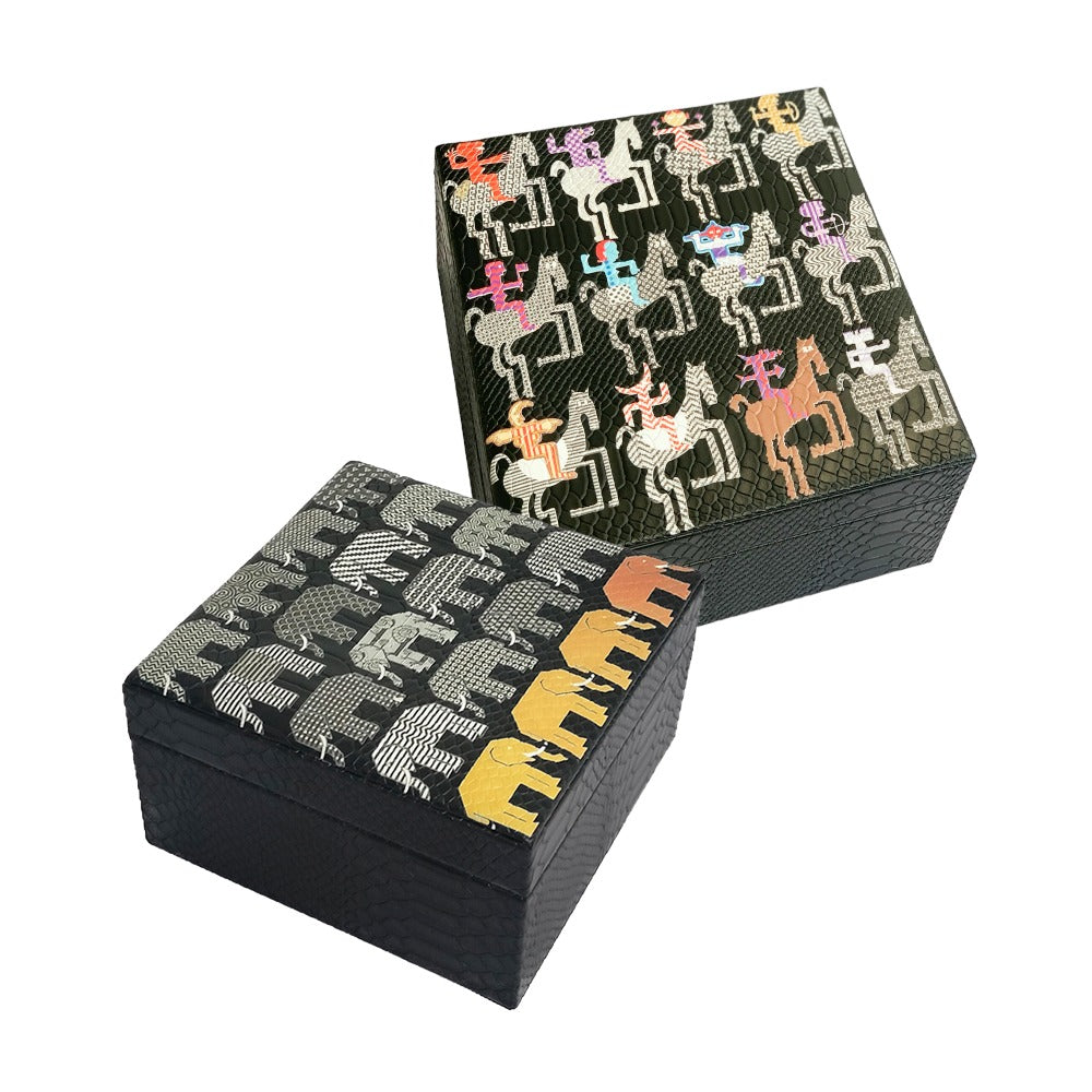 CAJA DE TE 4 NEGRO MATE PEDRO FRIEDEBERG