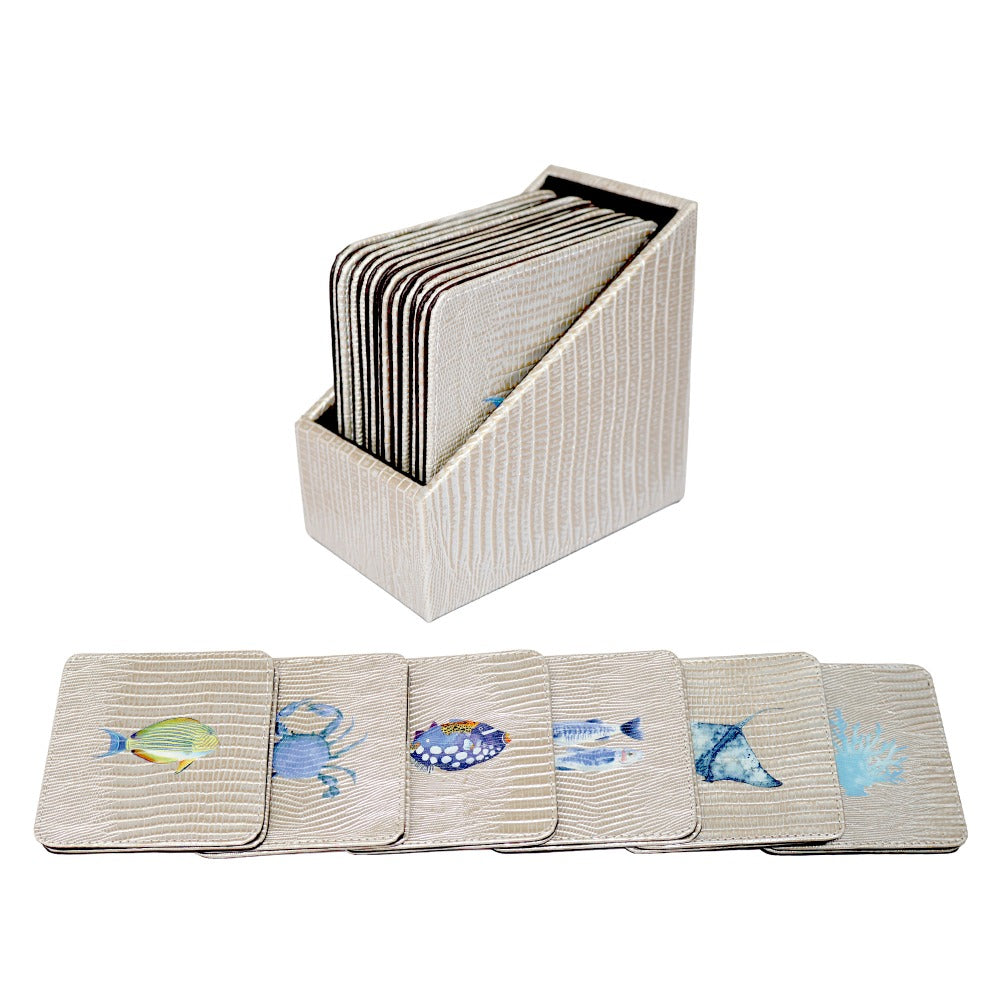 ESTUCHE PORTA VASOS CUADRADOS 12